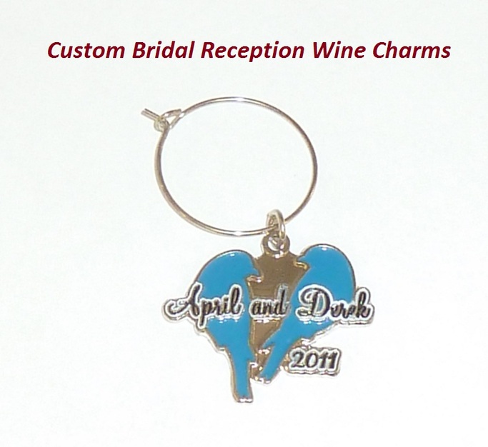 Custom Invites / Favors in Oklahoma City - Metro Pins... for Bridal Wine Charms