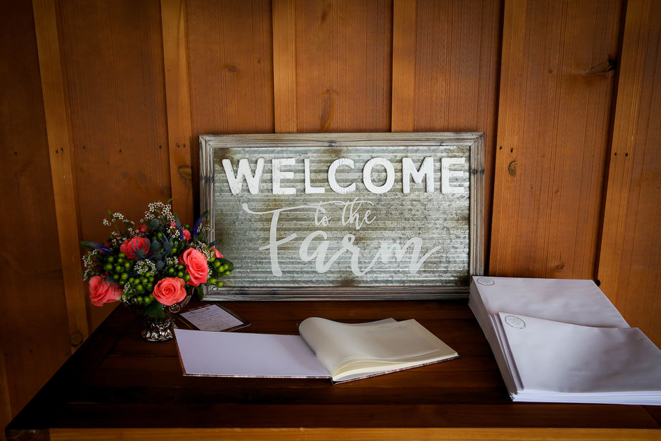 Reception Location in Alpine - The Farm at East Port Marina