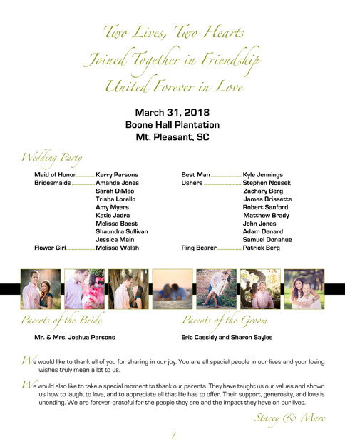 Custom Invites / Favors in Summerville - Tribute Ads