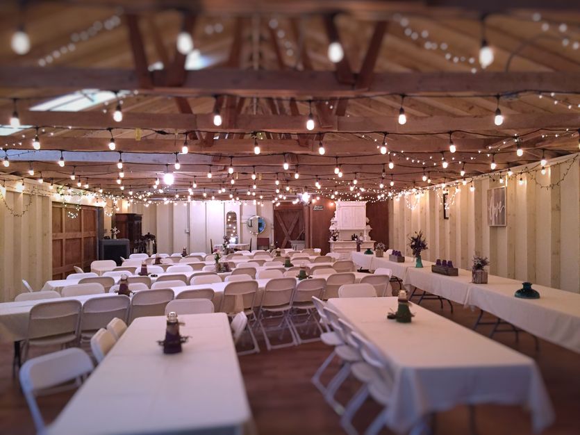 Reception Location in Augusta - Round Up Barn Weddings