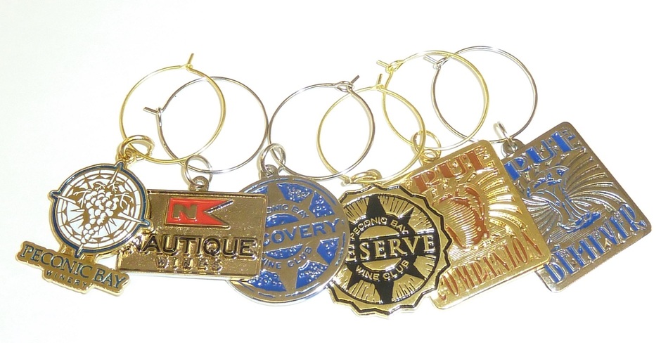 Custom Invites / Favors in Oklahoma City - Metro Pins... for Bridal Wine Charms