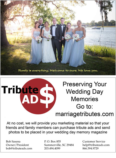 Custom Invites / Favors in Summerville - Tribute Ads