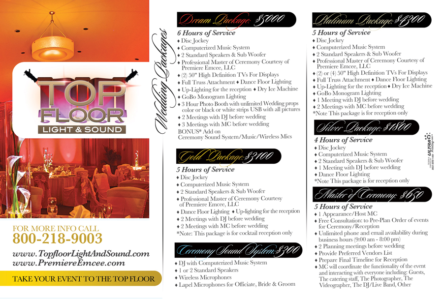 DJ in Springfield - Dj Craig G Top Floor Light And Sound