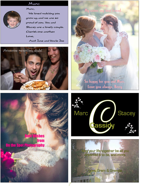 Custom Invites / Favors in Summerville - Tribute Ads