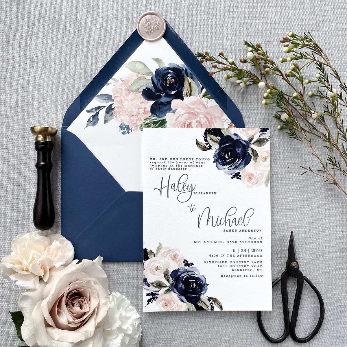 love of creating design Best Wedding Invitations in Mitchell Wedding