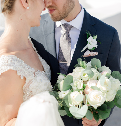 Chelsea And Joshua | Elopement In Santorini