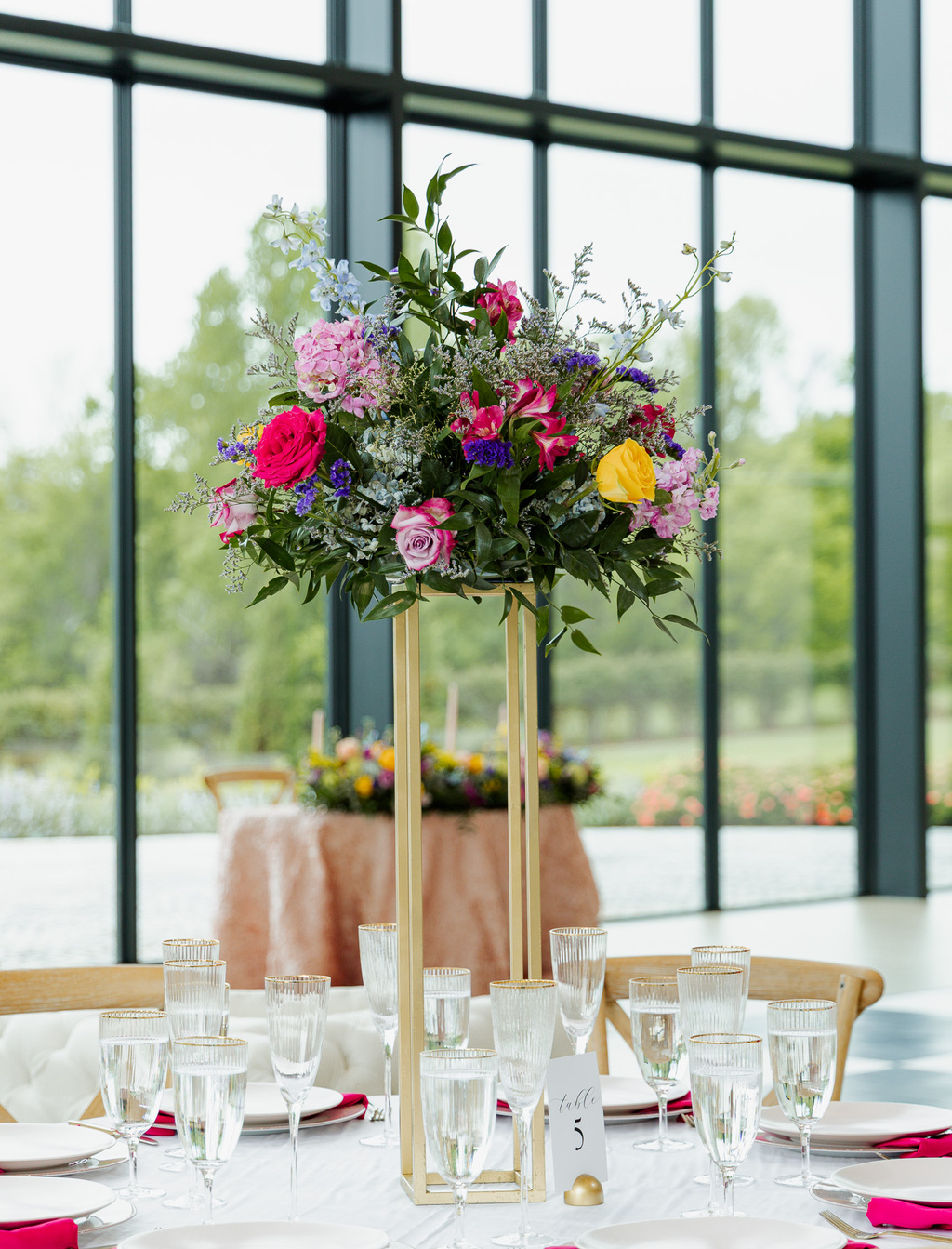 Pretty In Hot Pink: A Bower Wedding Full Of Color