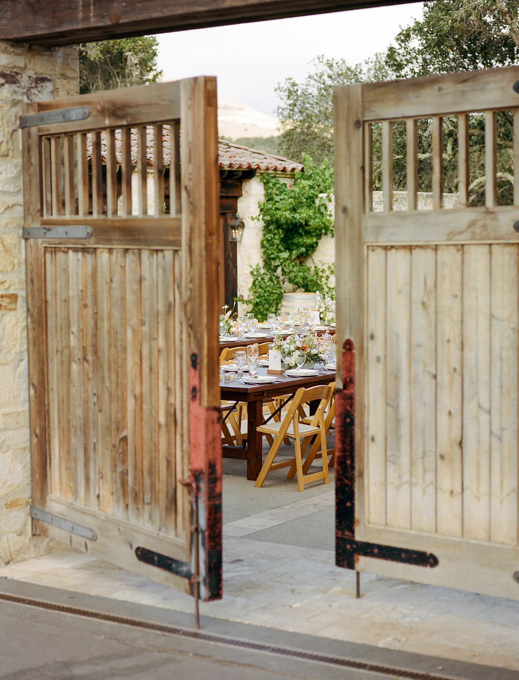 Romantic Holman Ranch Summer Florals Wedding