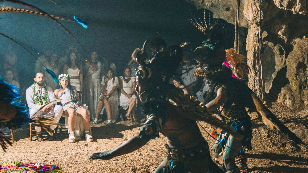 Traditional Mayan Wedding In A Cave Cenote Tulum