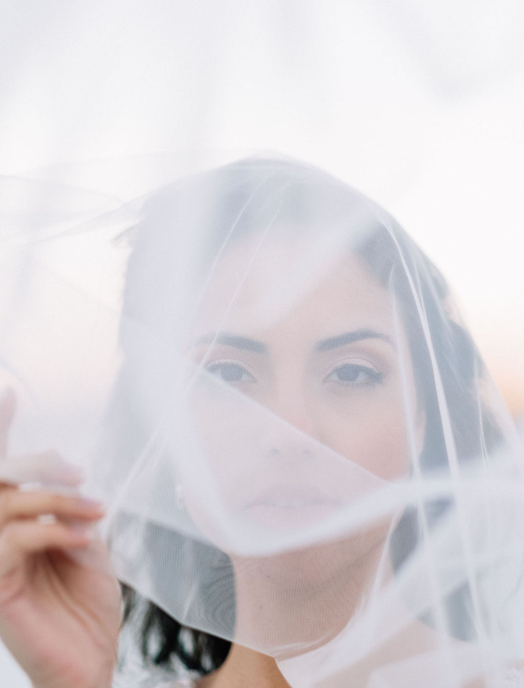Ethereal Bridal Shoot In A White Villa In Crete
