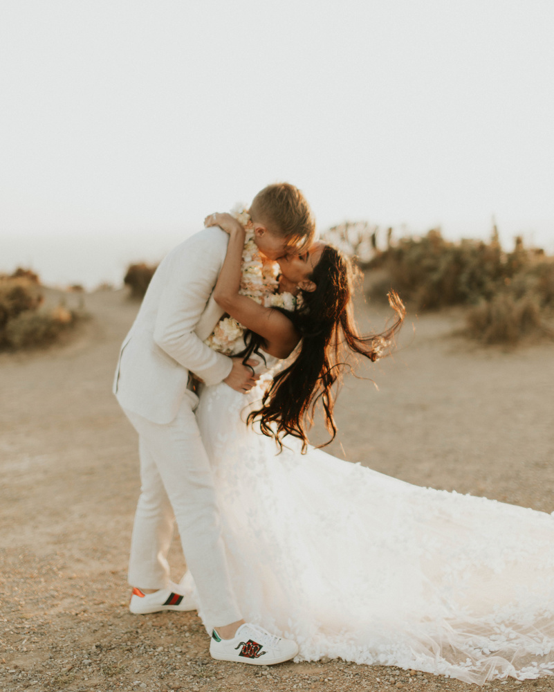 Kat + Jeremy, Golden Malibu Elopement At Point Dume