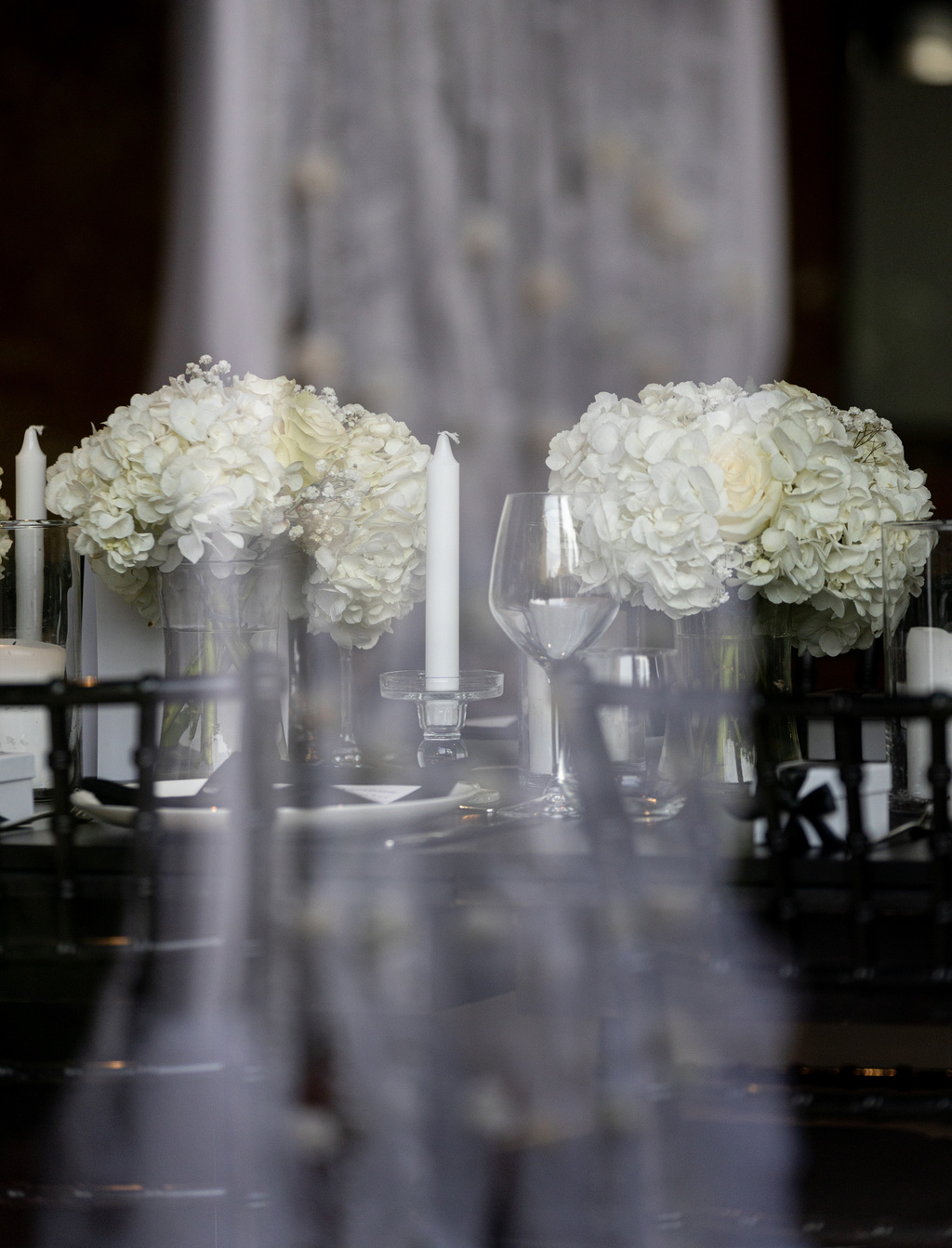 Elegant Black & White Vow Renewal Event In Athens Greece