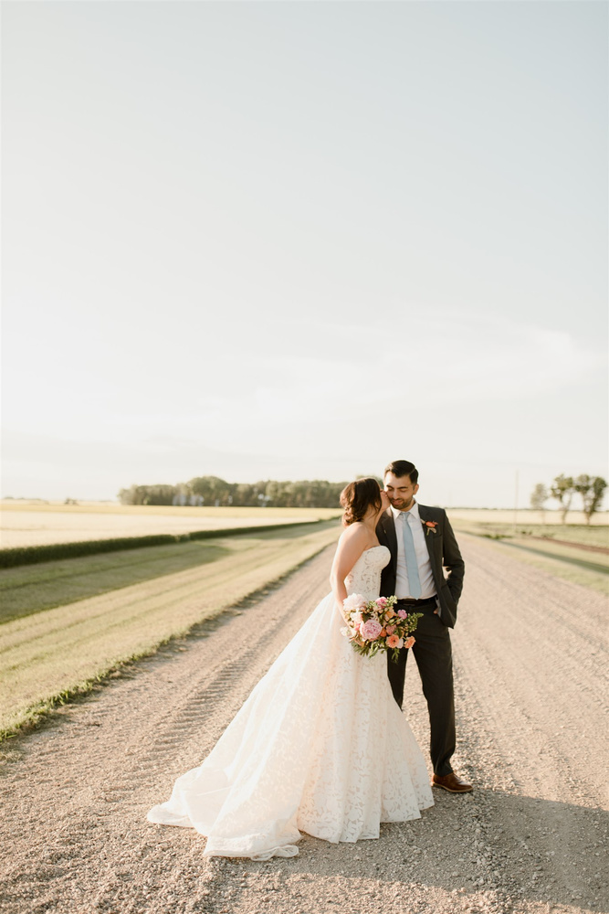 Earthy And Fresh Early Summer Barn Wedding