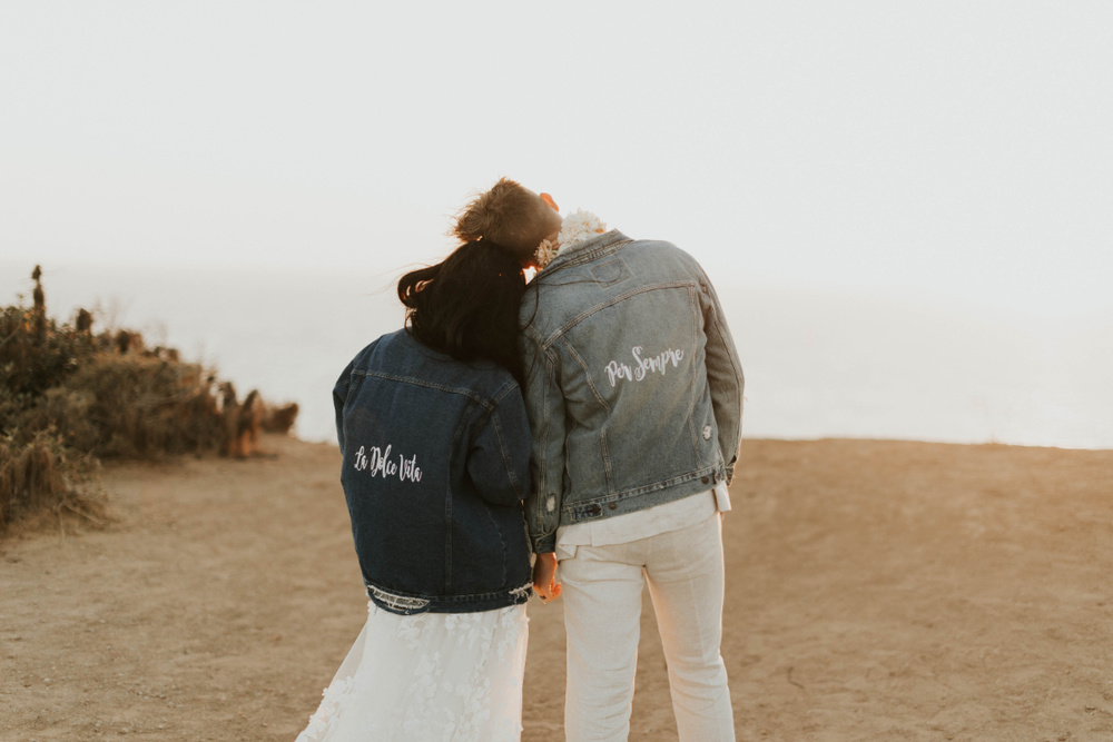 Kat + Jeremy, Golden Malibu Elopement At Point Dume