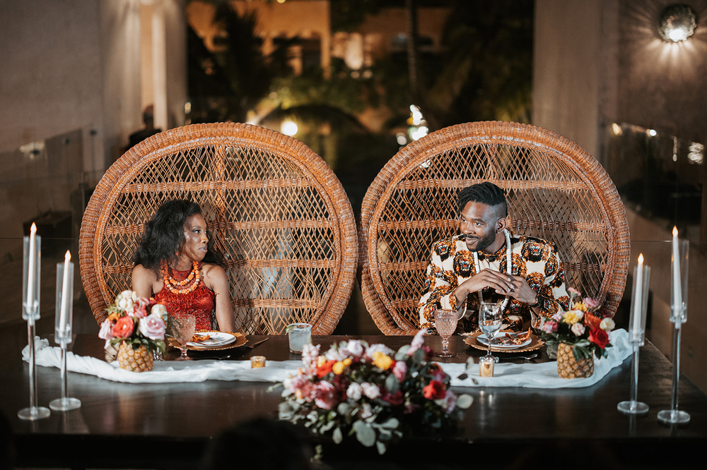 Okege And David’s Boho Tulum Wedding