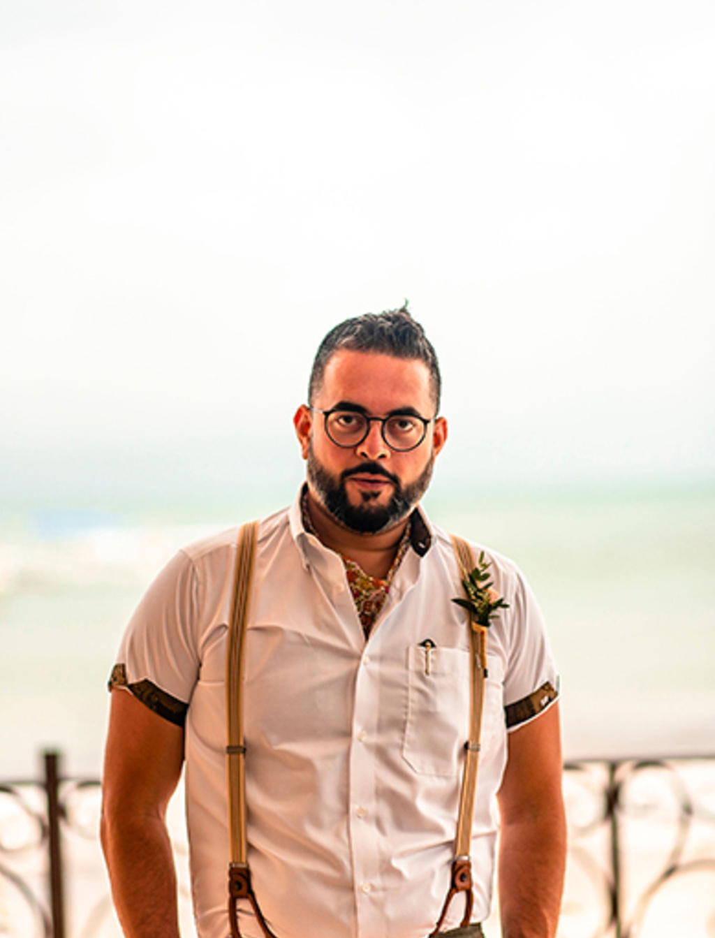 Destination Wedding In Front Of The Caribbean Ocean