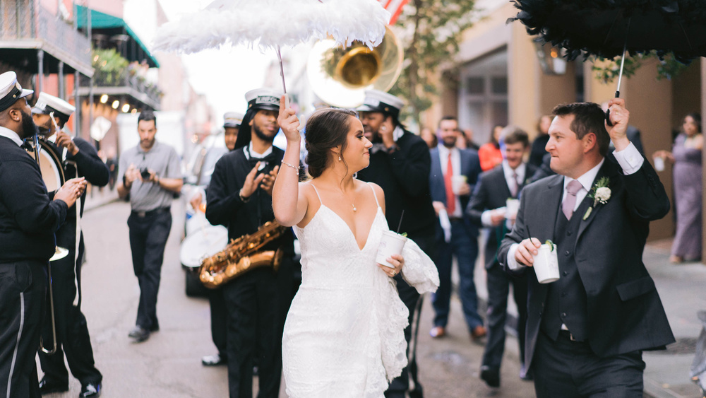 Intimate Courtyard Wedding In New Orleans
