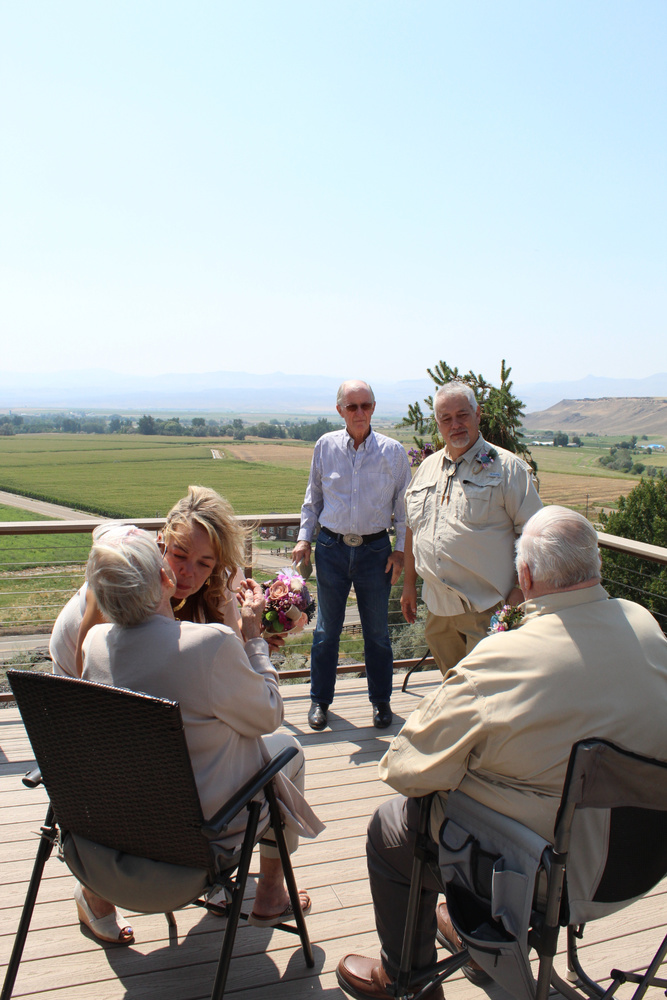 Rural Hill Top Wedding Melba Idaho