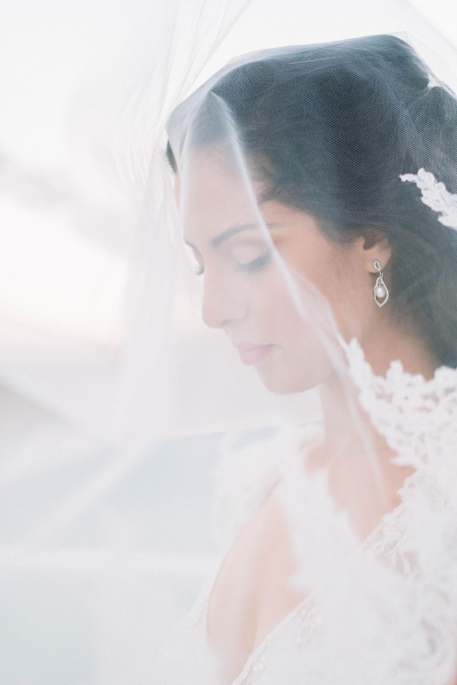 Ethereal Bridal Shoot In A White Villa In Crete