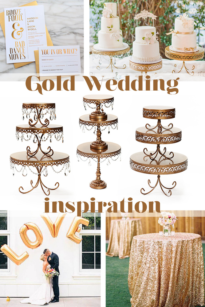 Simple & Elegant Gold Wedding Style