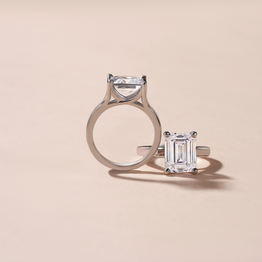 Emerald Cut Engagement Rings: Designed For The Trendsetters