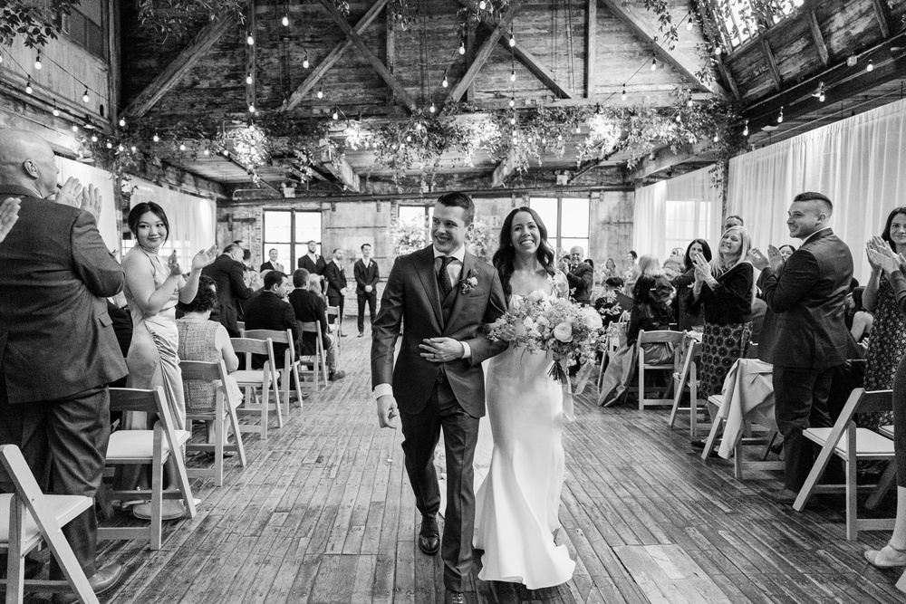 Rainy Spring Greenpoint Loft Wedding