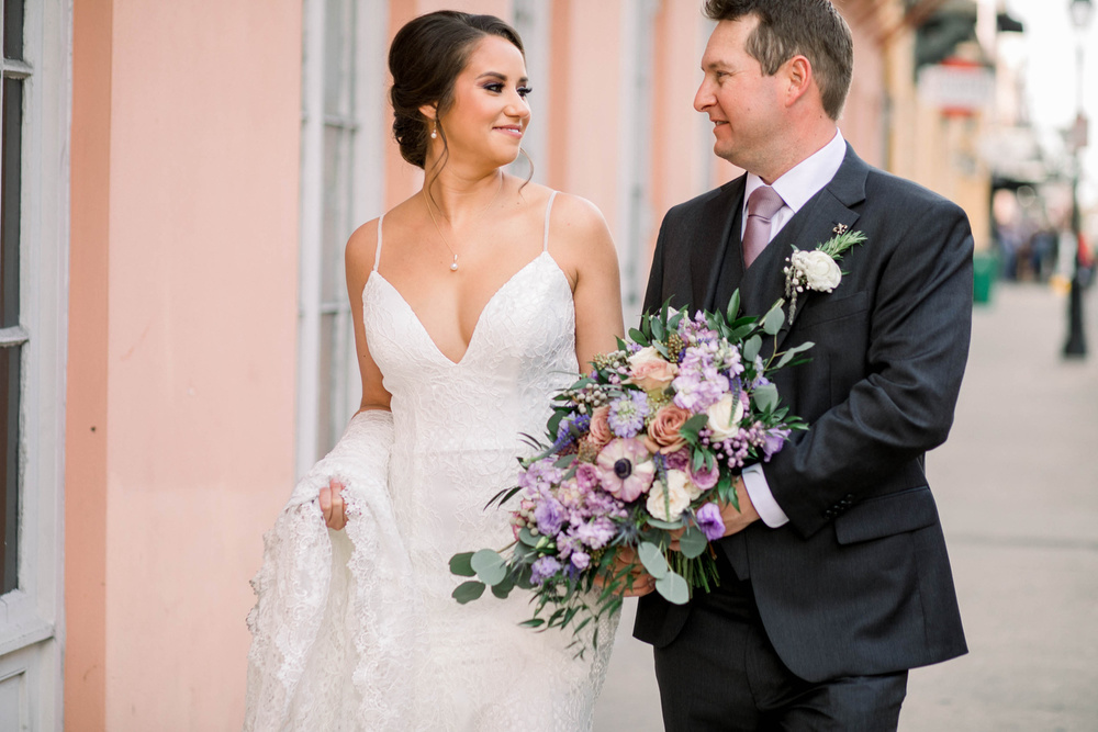 Intimate Courtyard Wedding In New Orleans