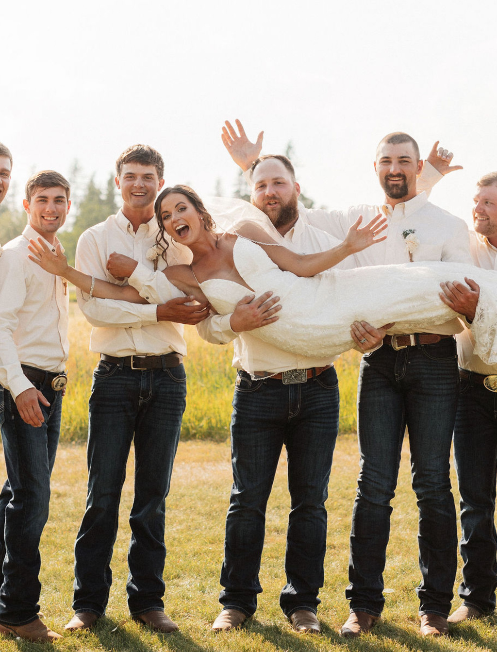 Addyson And Bransen's Barn Wedding In Kalispell, Montana