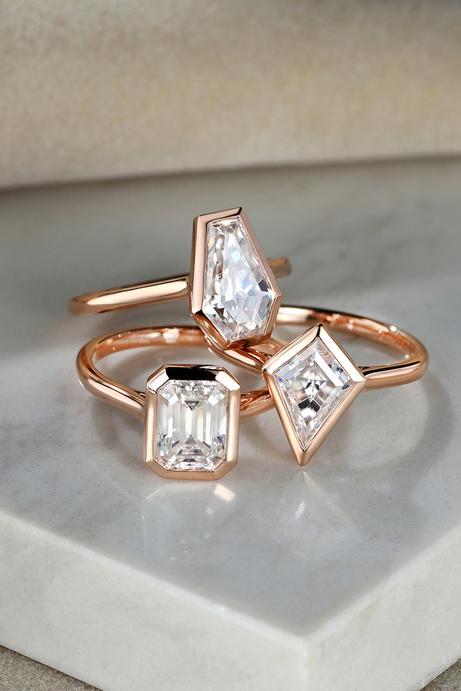 Elevate Your Style: Bezel Rings With Various Cuts And Stunning Gemstones