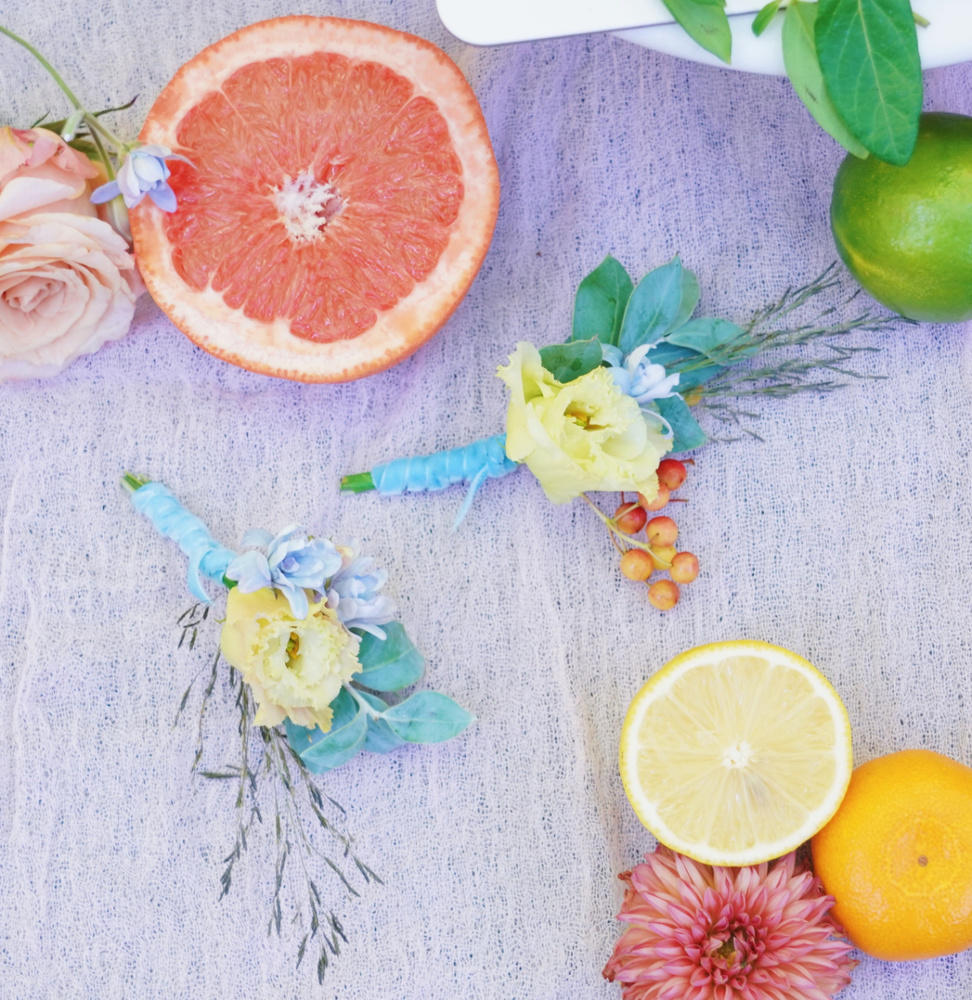 Fruit Inspired Mini Wedding In Nyc