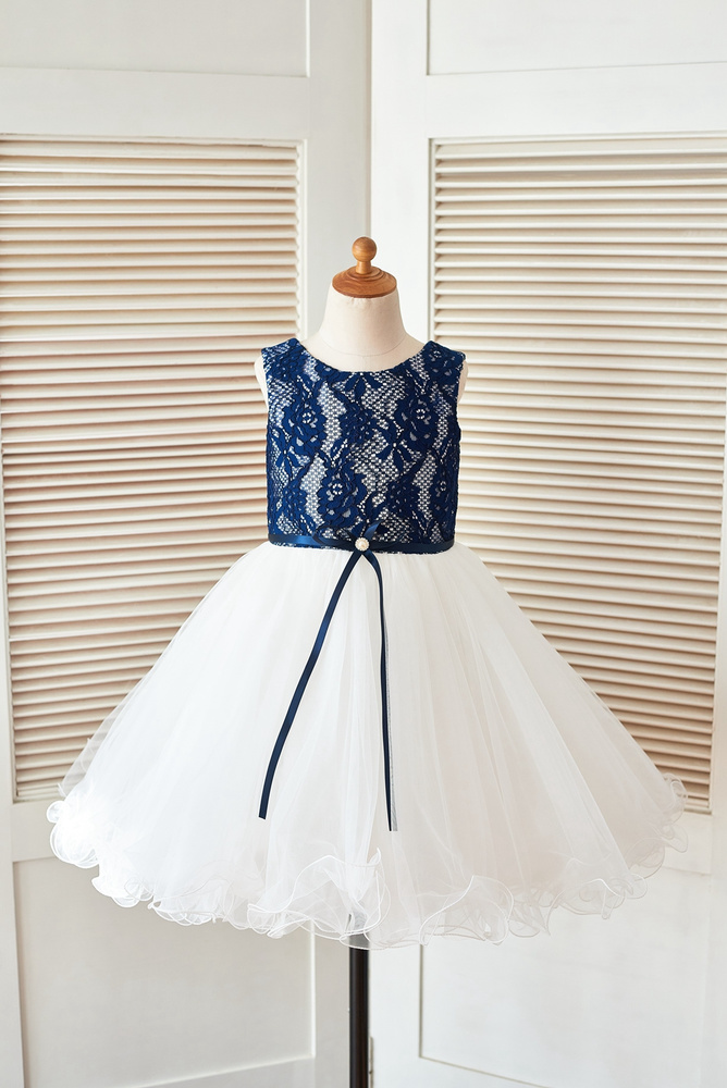 Affordable Flower Girl Dresses For Nautical-themed Beach Wedding