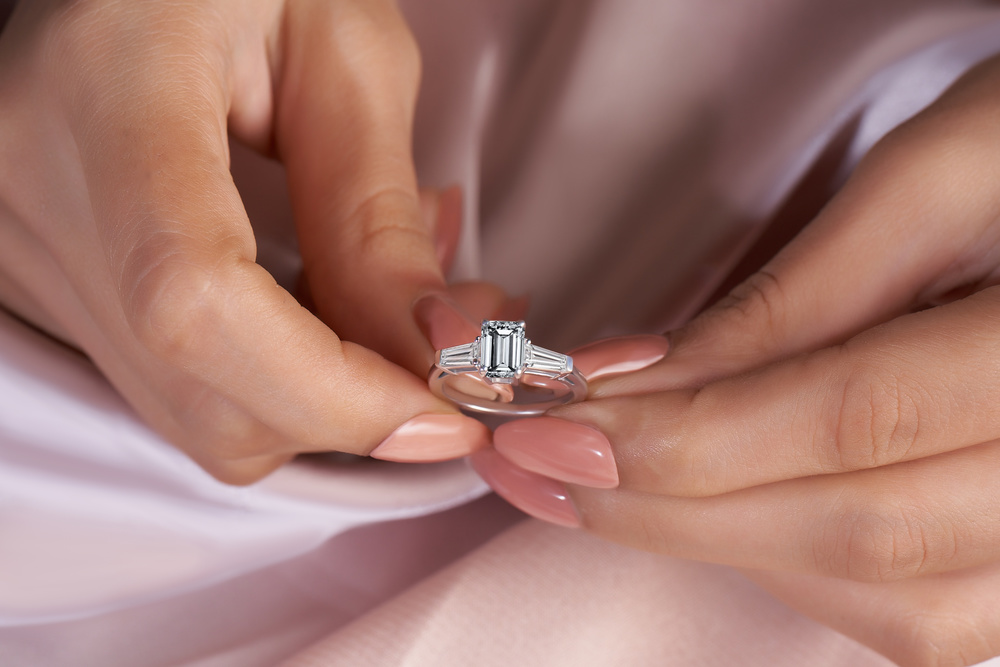 White Gold & Yellow Gold Engagement Rings