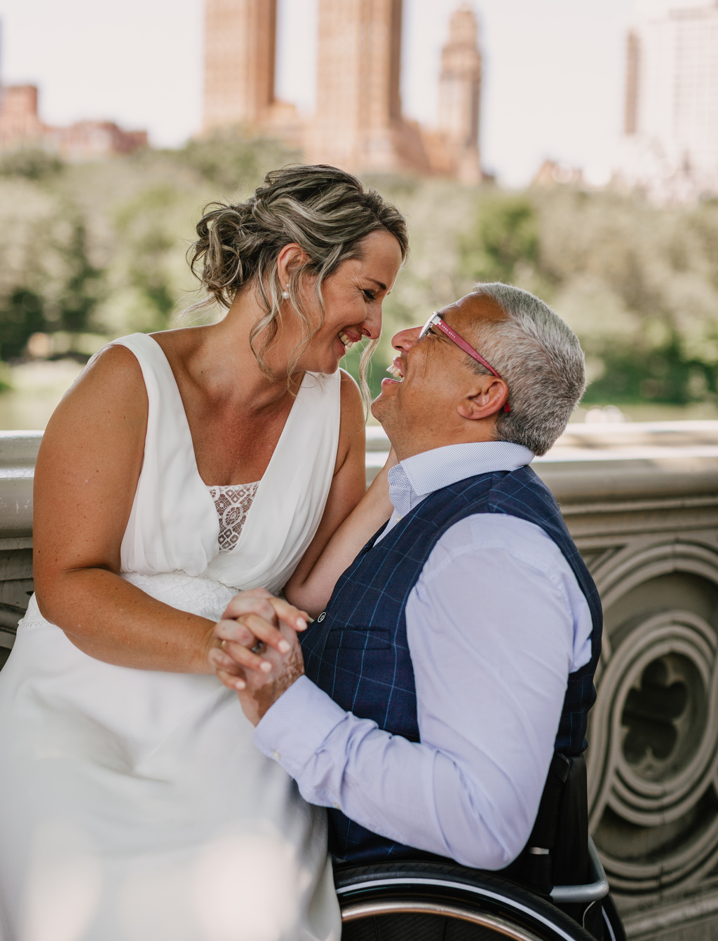 Intimate Wedding Ceremony In Central Park.