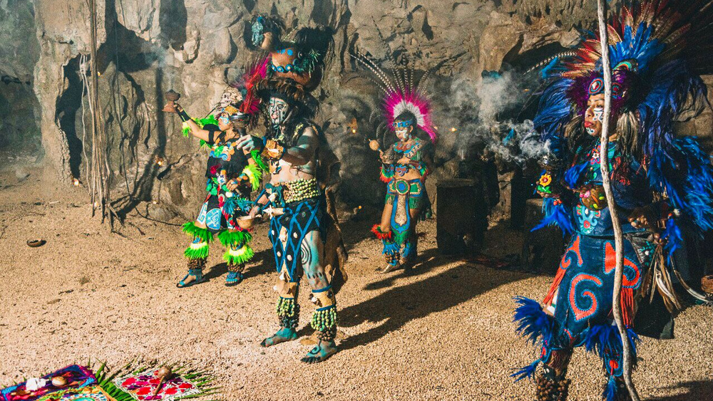 Traditional Mayan Wedding In A Cave Cenote Tulum