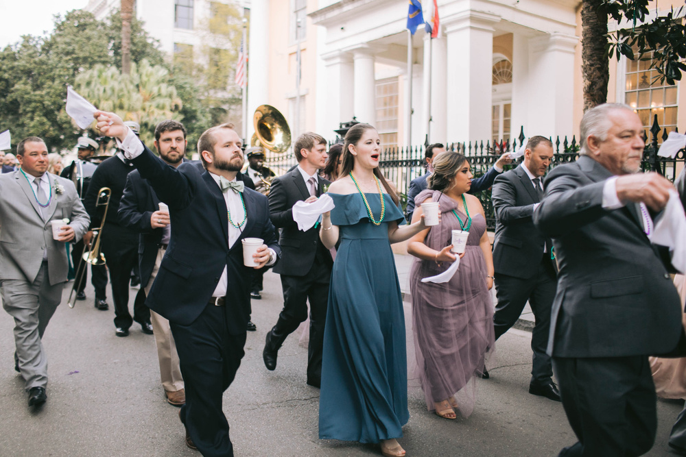 Intimate Courtyard Wedding In New Orleans