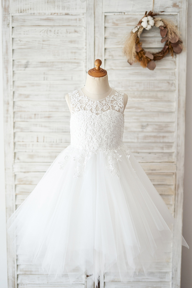 10 Sweetheart Neckline Flower Girl Dresses For Shabby Chic Wedding