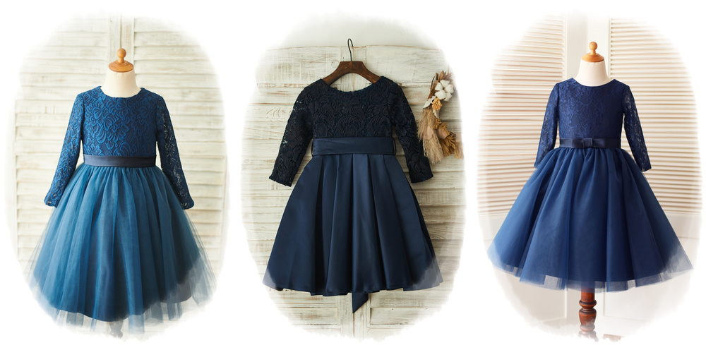 Affordable Navy Blue Flower Girl Dresses For Any Type Of Wedding