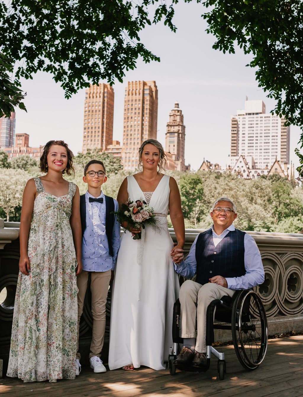 Intimate Wedding Ceremony In Central Park.