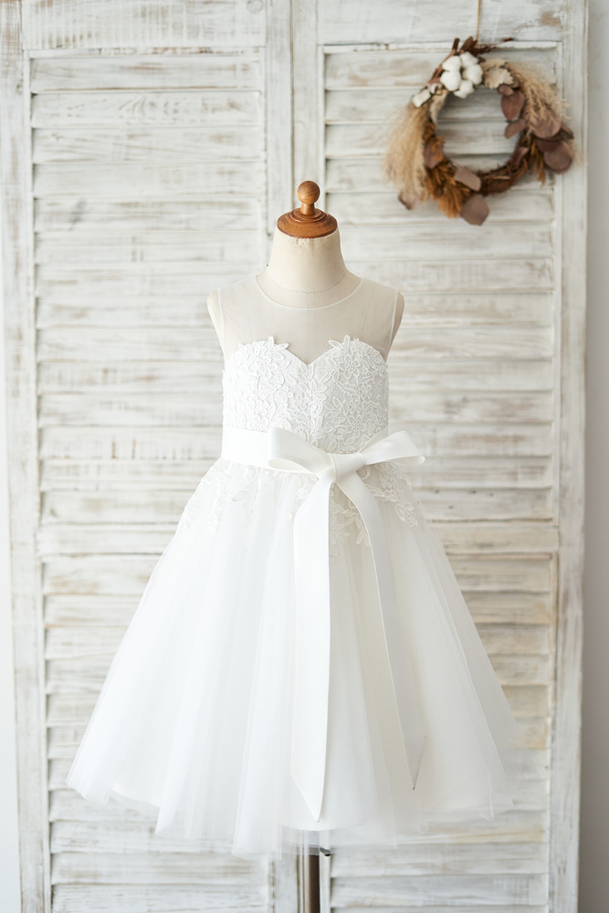 15 Ivory Flower Girl Dresses To Fit Every Budget