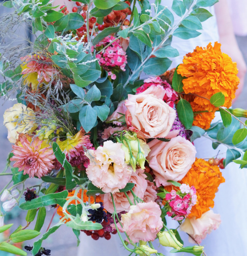 Fruit Inspired Mini Wedding In Nyc