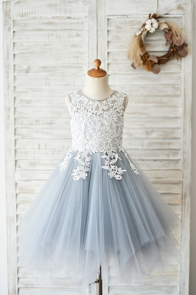 10 Sweetheart Neckline Flower Girl Dresses For Shabby Chic Wedding