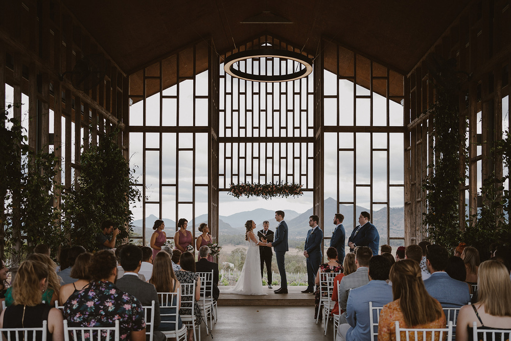 A Chapel Wedding In A Lavender Farm In Queensland