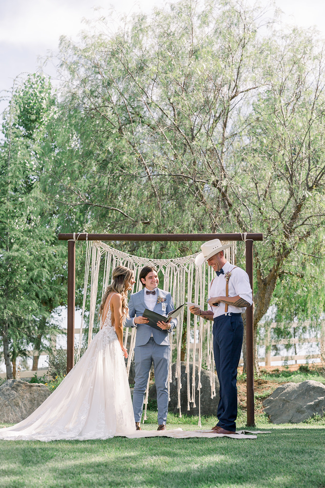 Rustic Boho Backyard Wedding  Murrieta, Ca