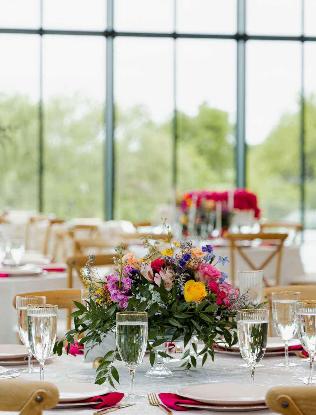 Pretty In Hot Pink: A Bower Wedding Full Of Color