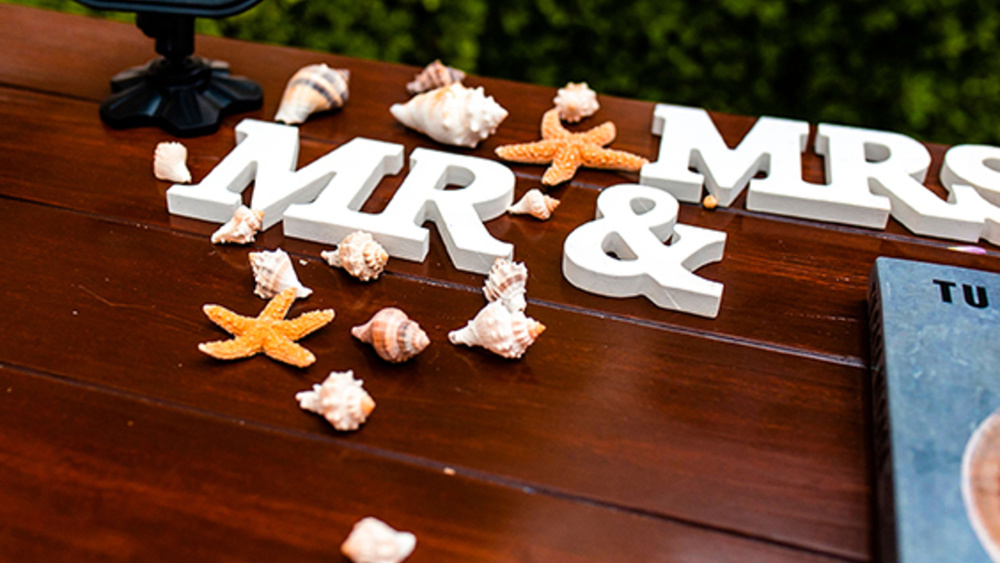 Destination Wedding In Front Of The Caribbean Ocean