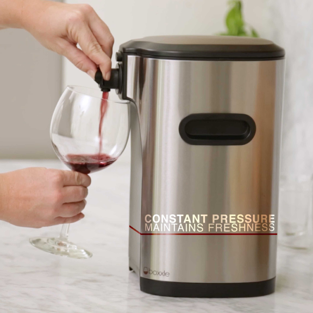 Serving Wine At The Wedding With Boxxie
