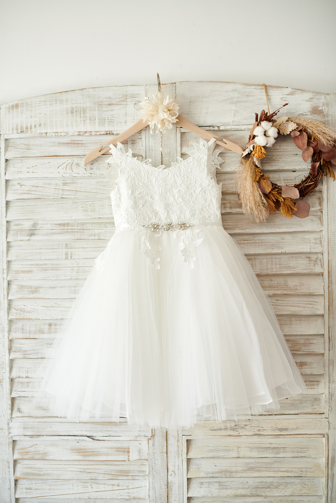 One Ivory Flower Girl Dress Styled 3 Different Ways