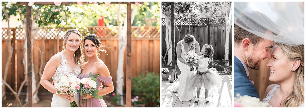 Hayley + Matt’s California Garden Backyard Wedding