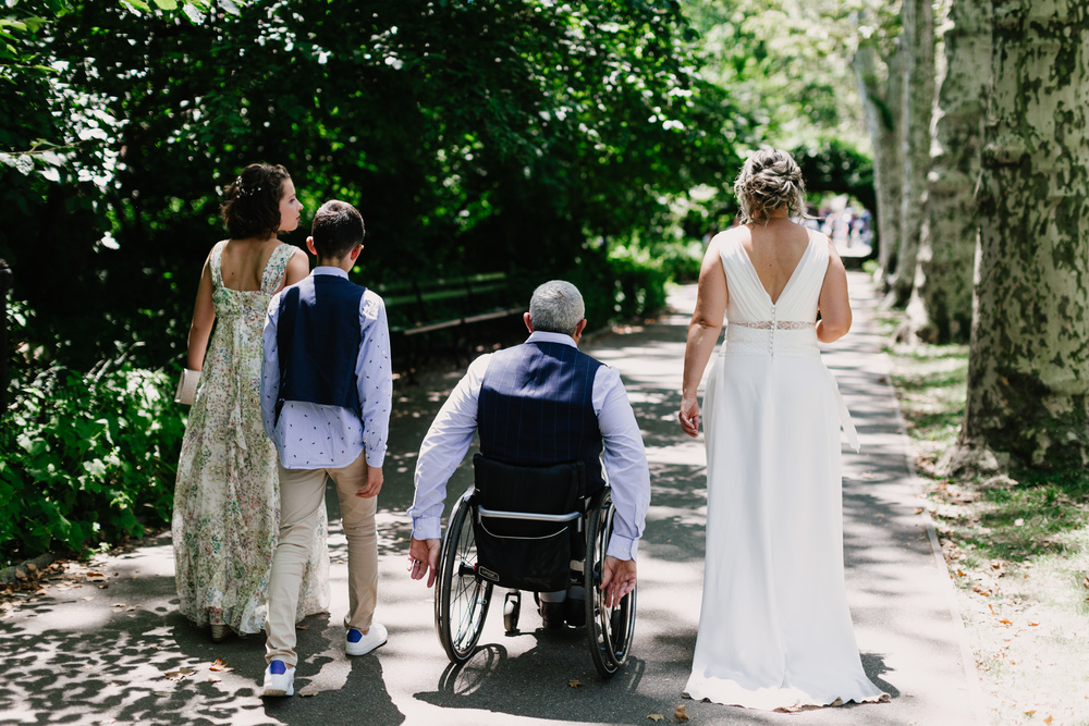 Intimate Wedding Ceremony In Central Park.