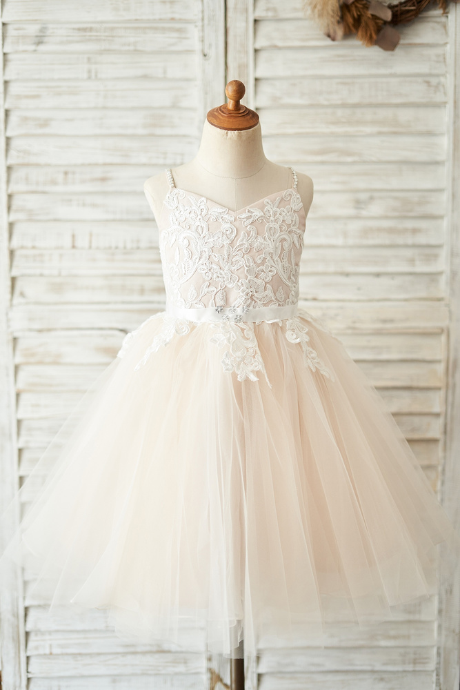 12 Super Cute Pink Flower Girl Dresses Under $100